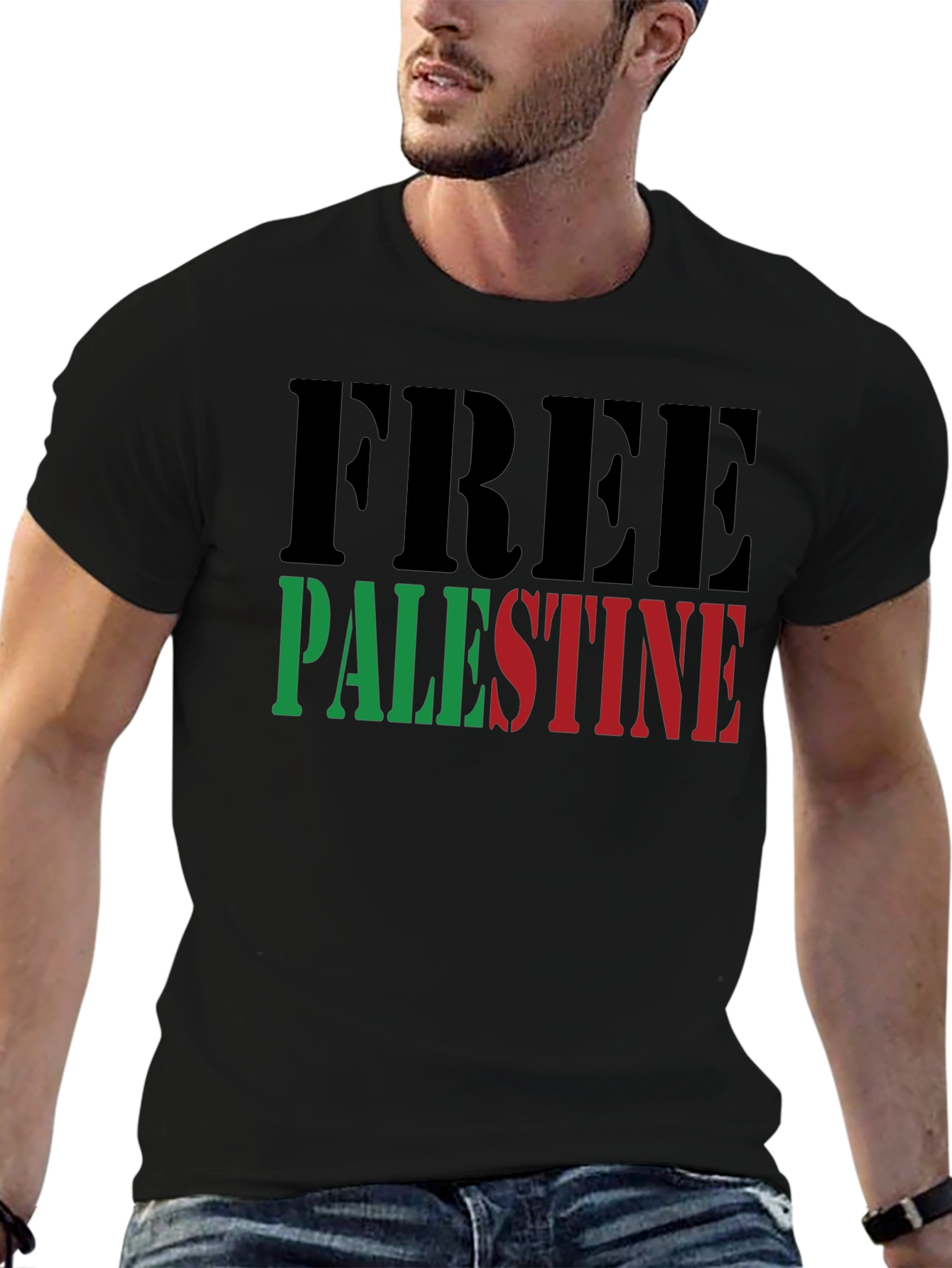 Free Palestine Graphic T-Shirt - Activist Tee