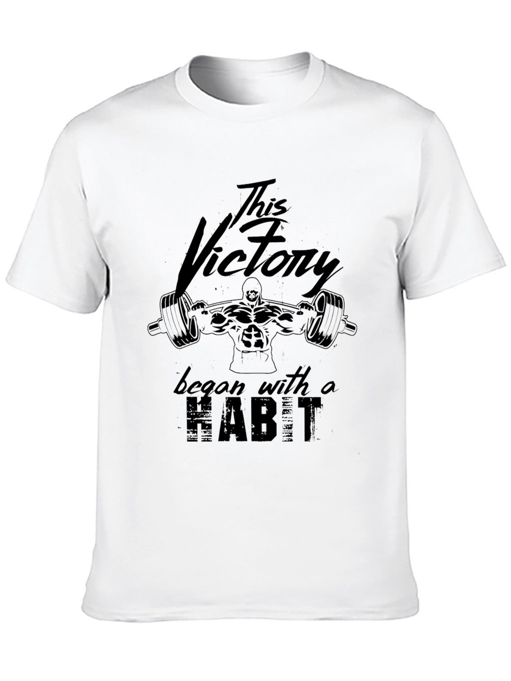 Victory Habit Gym T-Shirt - Motivation Workout