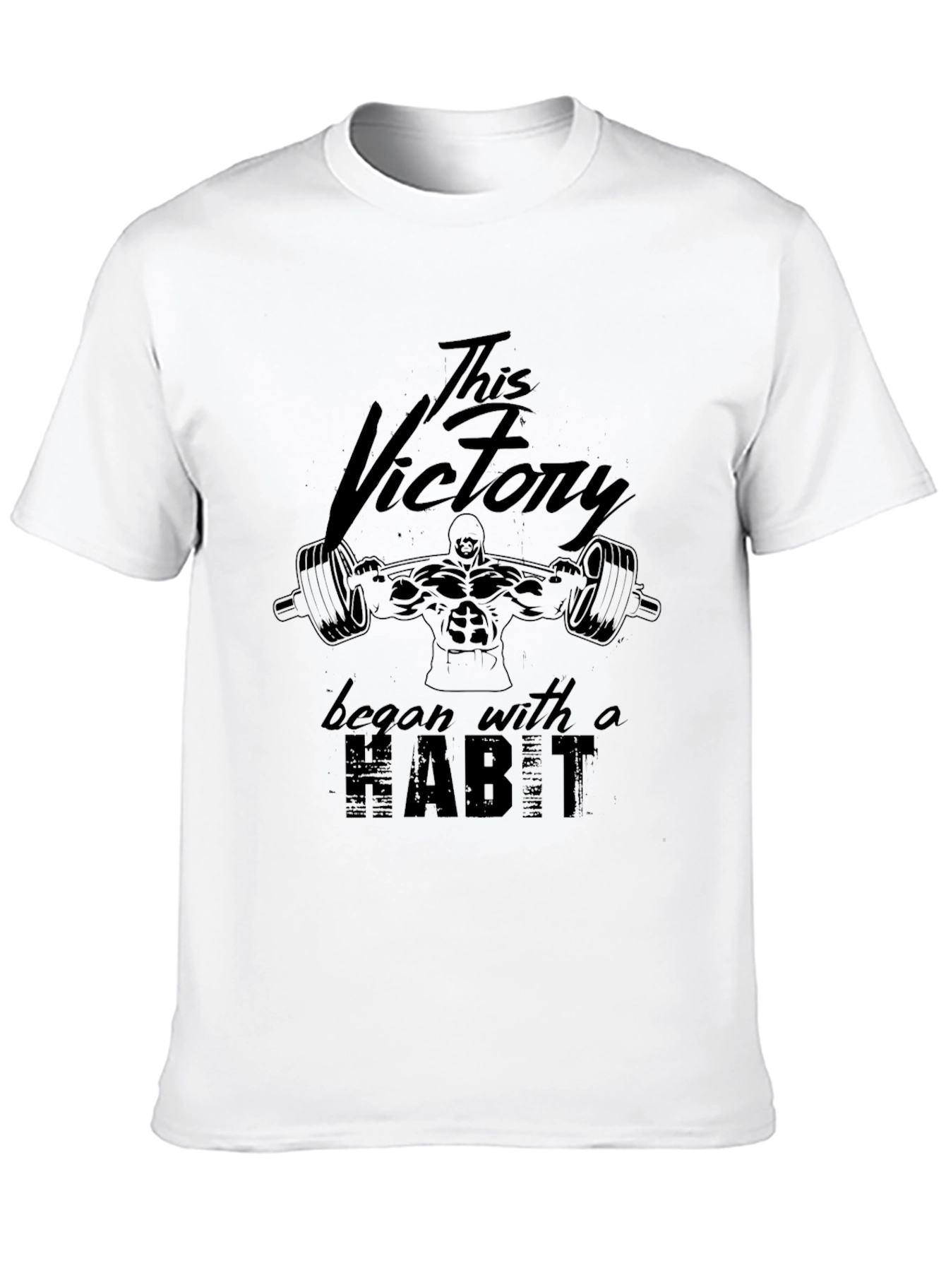 Victory Habit Gym T-Shirt - Motivation Workout
