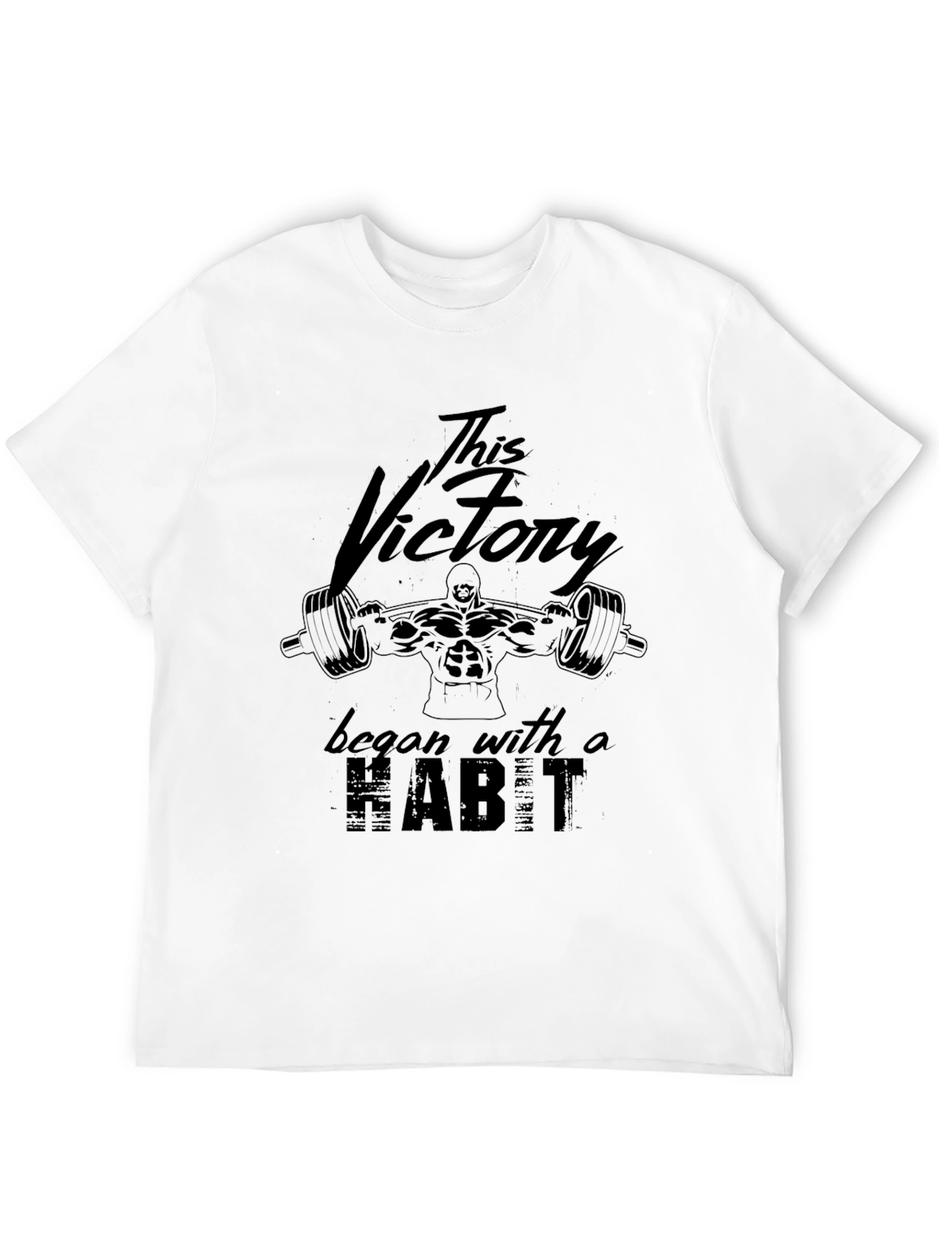 Victory Habit Gym T-Shirt - Motivation Workout