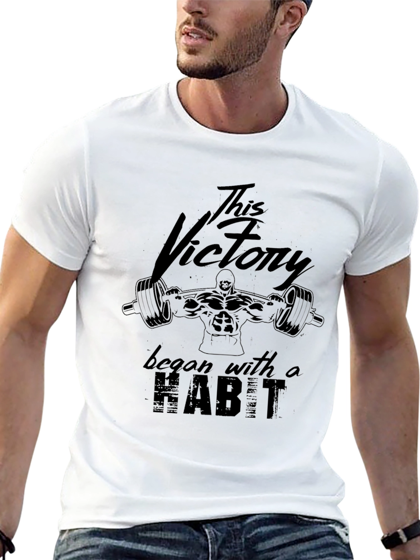 Victory Habit Gym T-Shirt - Motivation Workout