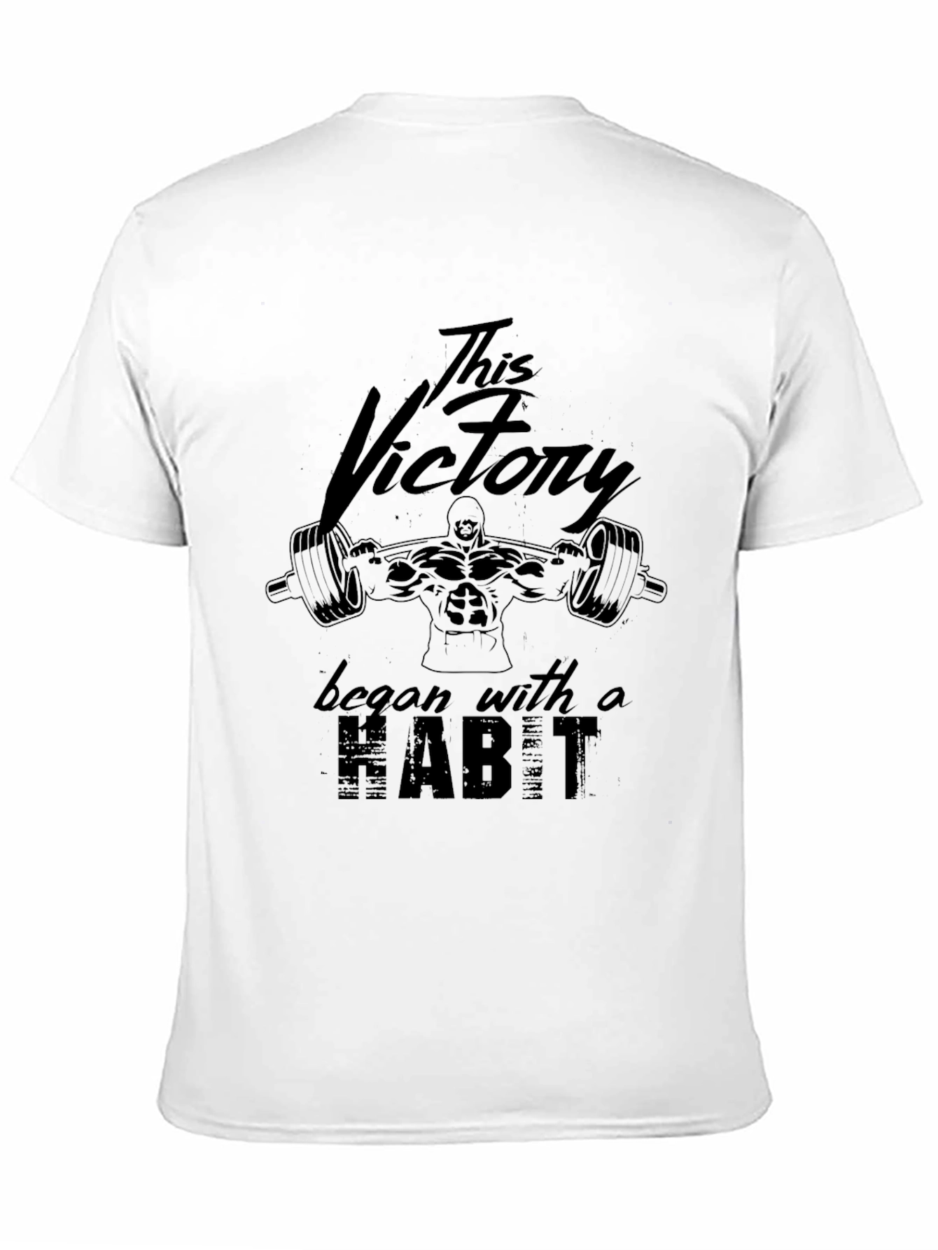 Victory Habit Gym T-Shirt - Motivation Workout