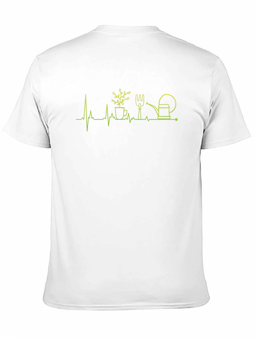 Gardening Heartbeat T-Shirt - Black