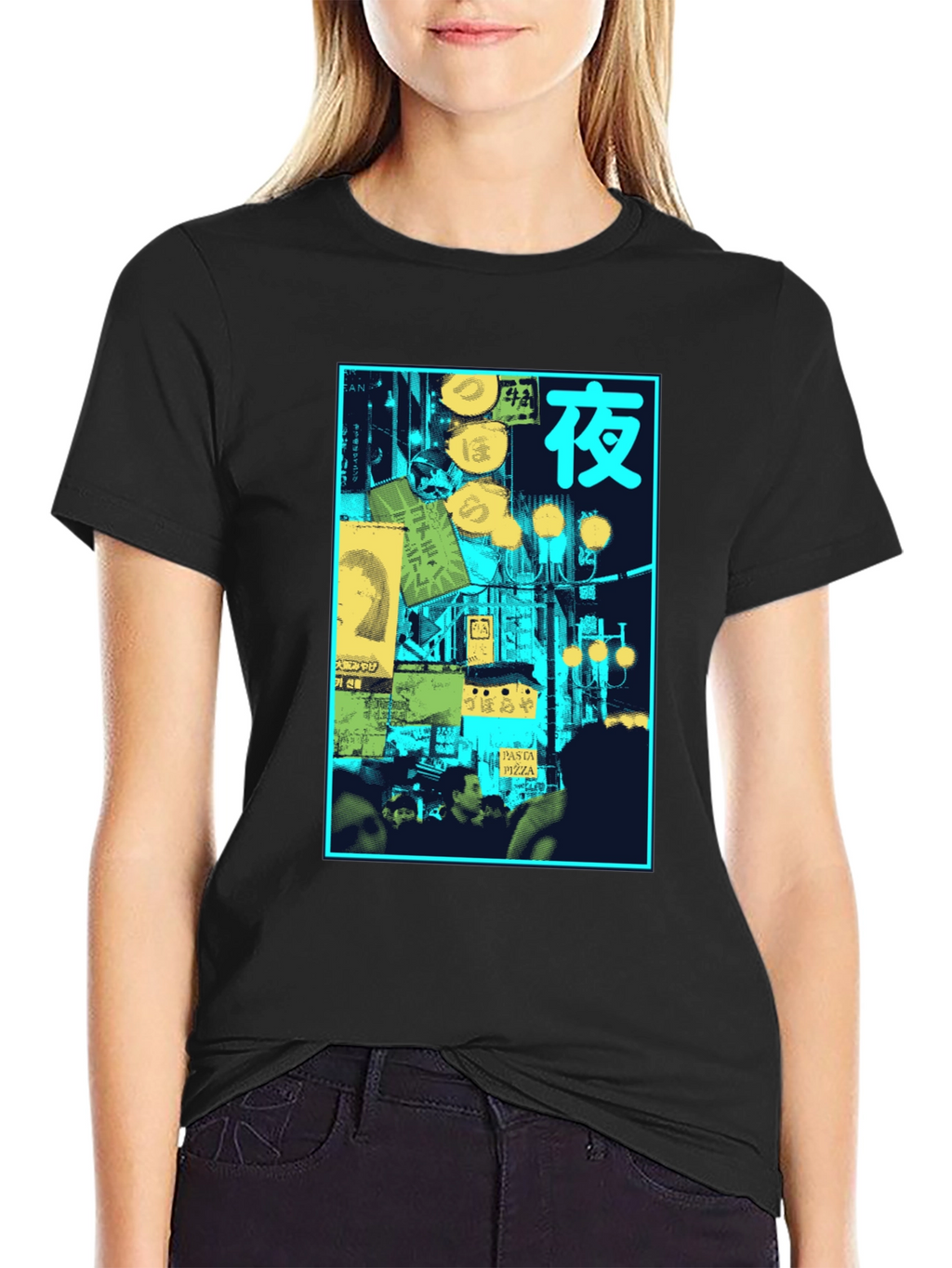 Night Scene Graphic T-Shirt