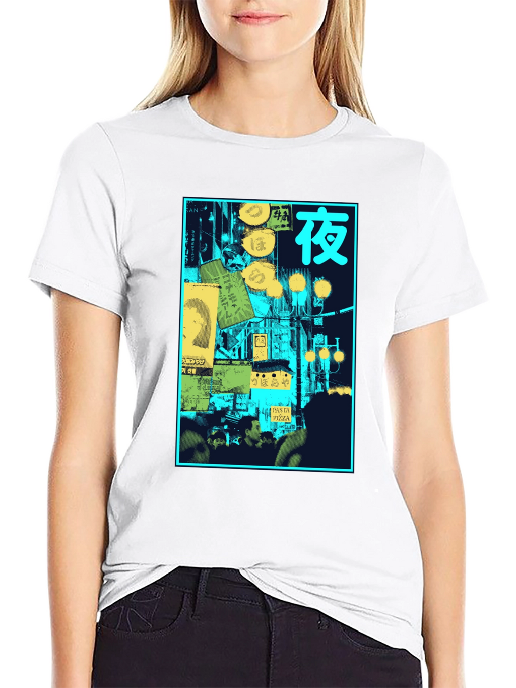 Night Scene Graphic T-Shirt