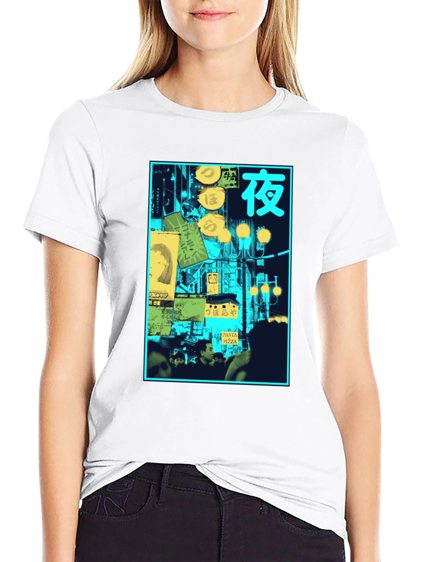 Night Scene Graphic T-Shirt