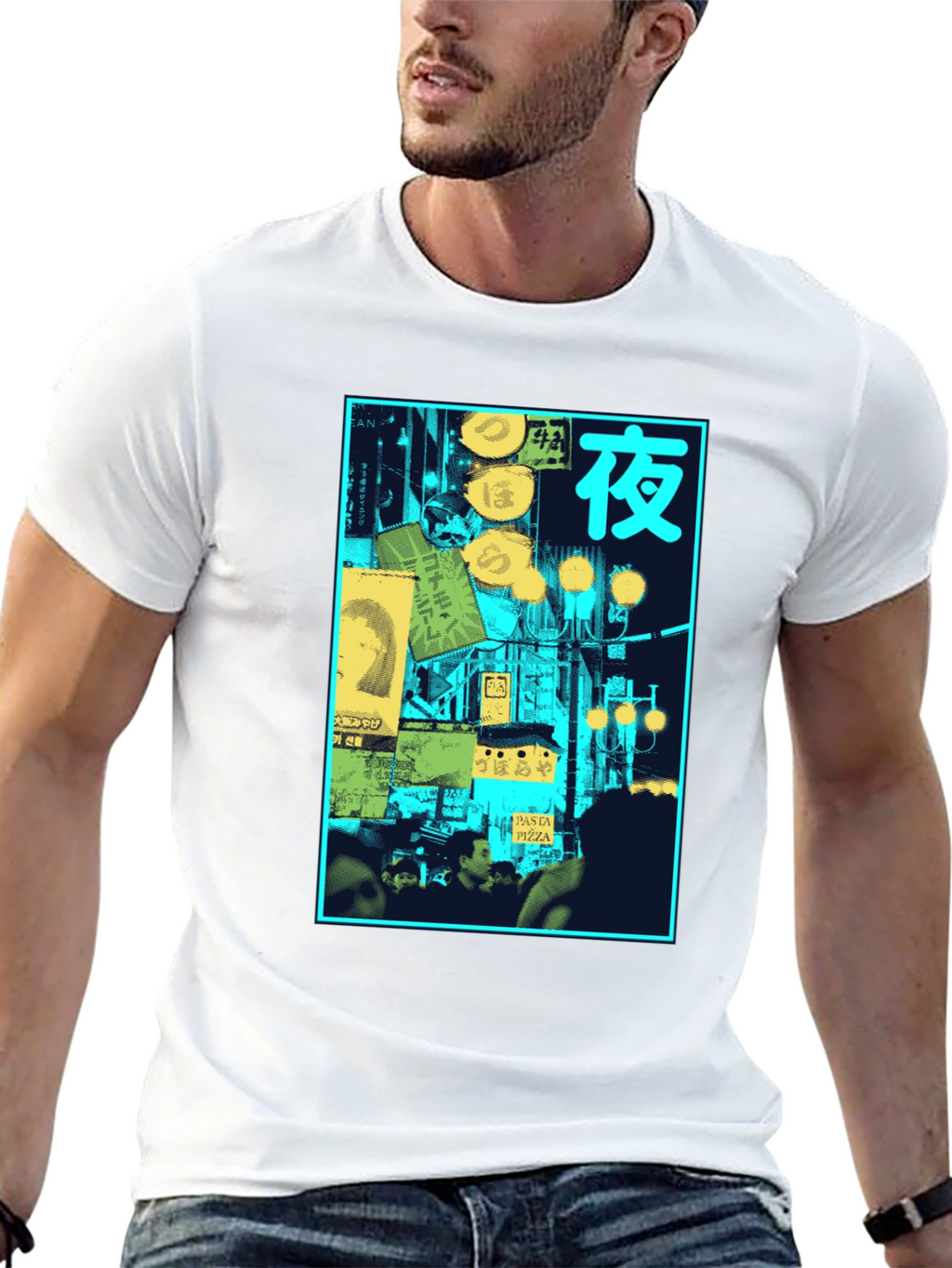 Night Scene Graphic T-Shirt