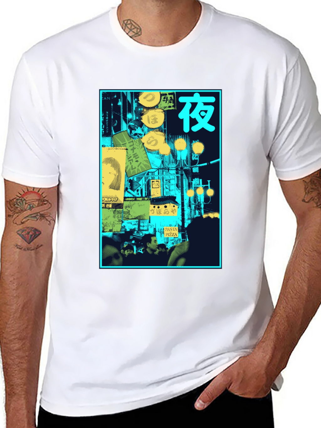 Night Scene Graphic T-Shirt