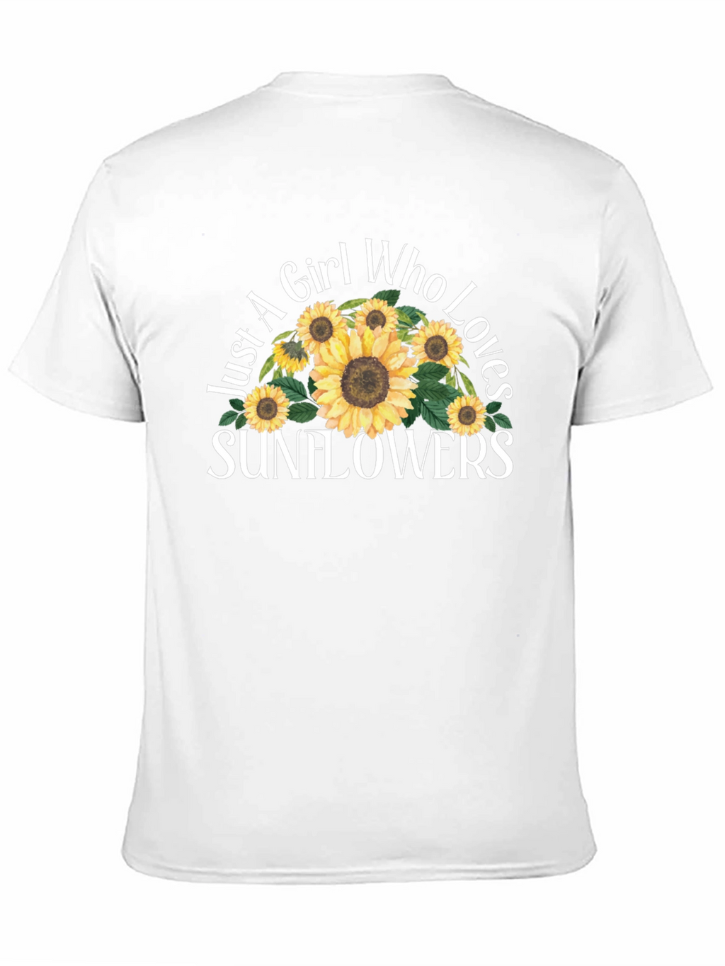 Sunflower Lover Graphic T-Shirt - Black Cotton Tee