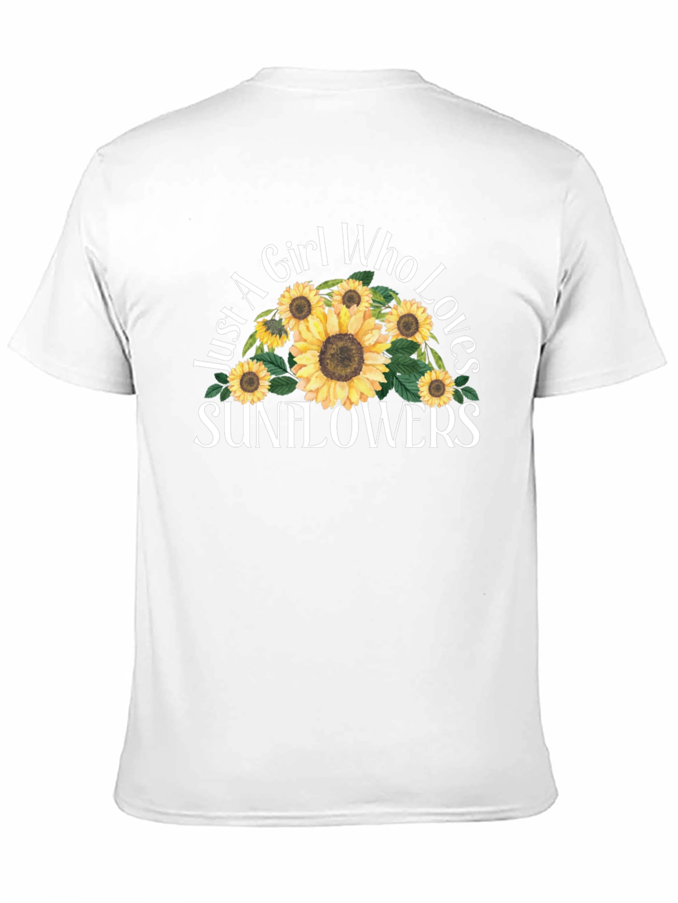 Sunflower Lover Graphic T-Shirt - Black Cotton Tee