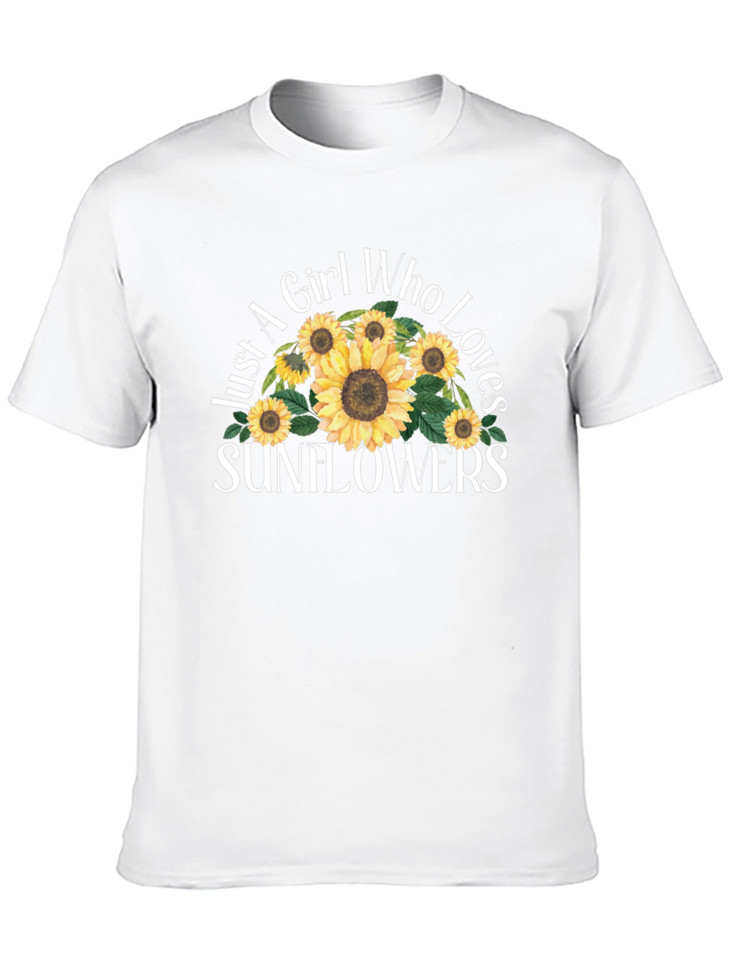 Sunflower Lover Graphic T-Shirt - Black Cotton Tee