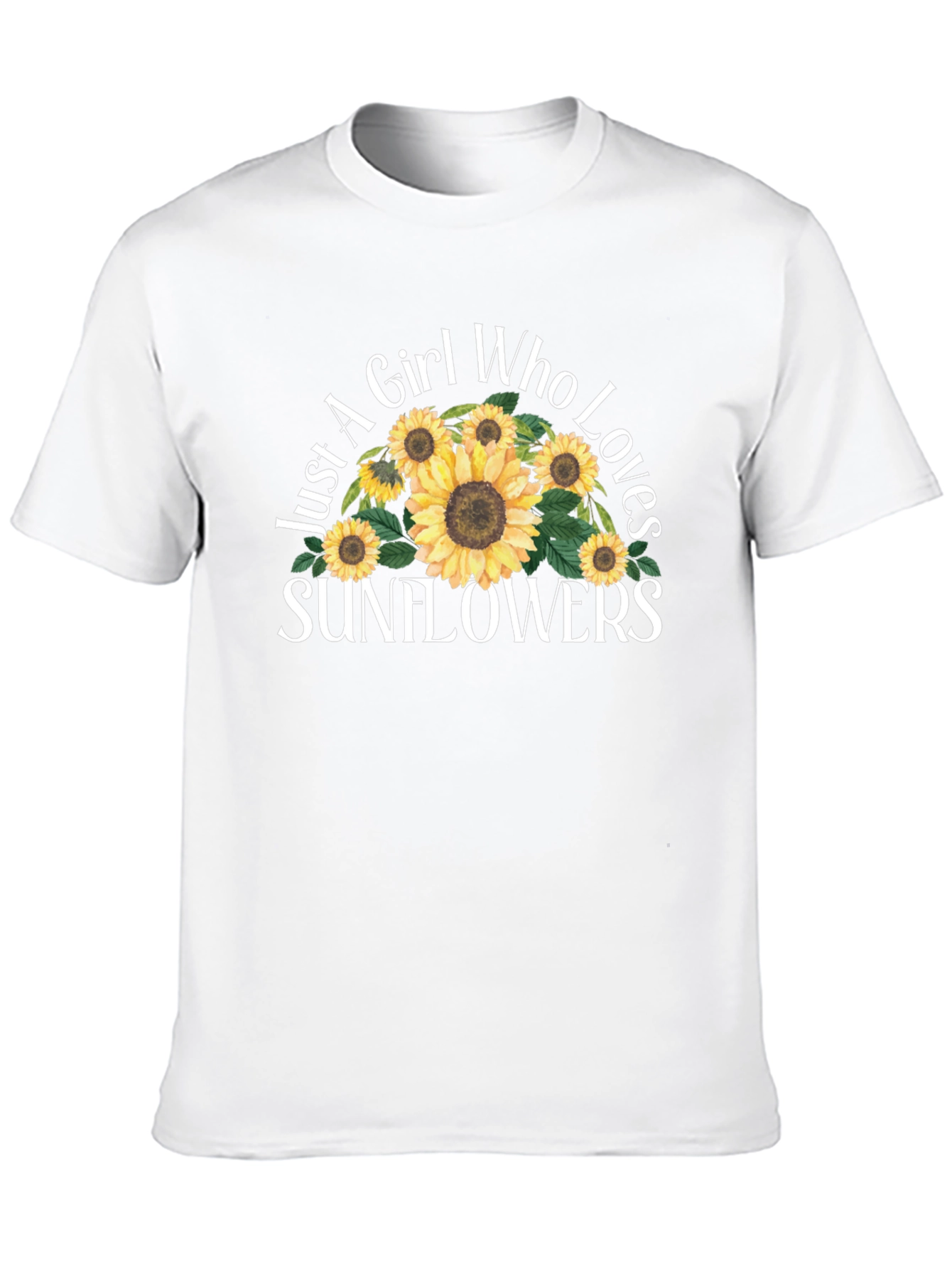 Sunflower Lover Graphic T-Shirt - Black Cotton Tee