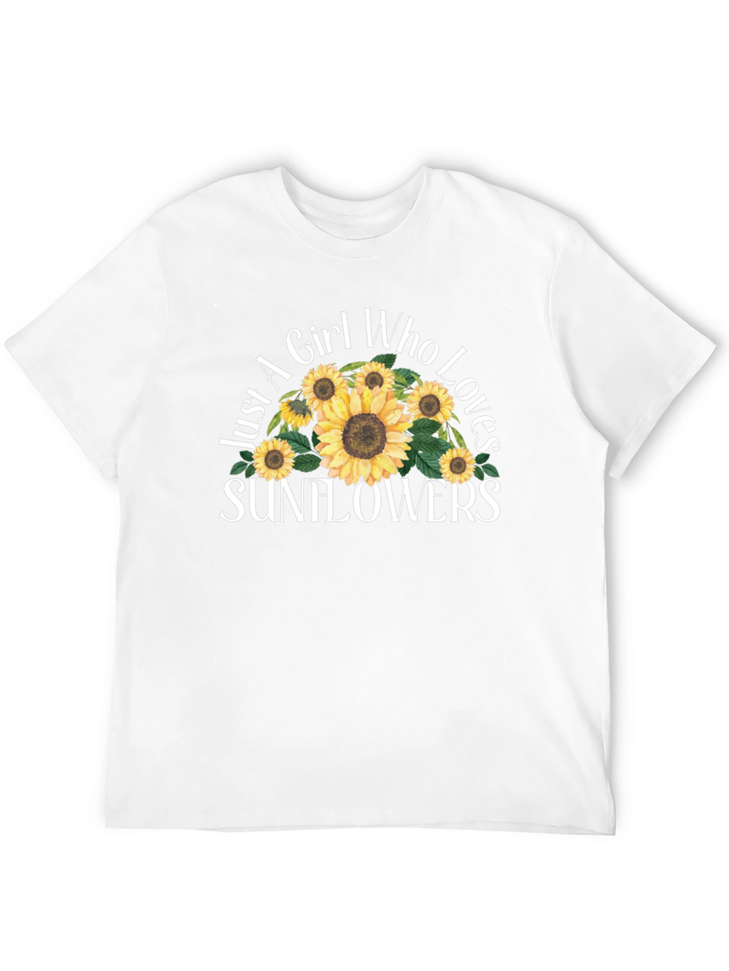 Sunflower Lover Graphic T-Shirt - Black Cotton Tee