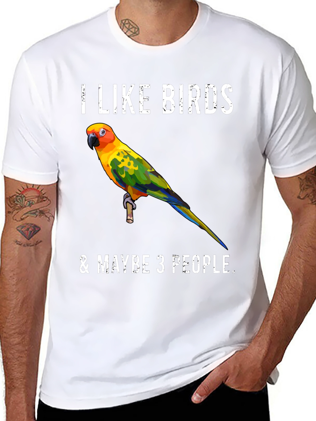 I Like Birds & Maybe 3 People T-Shirt