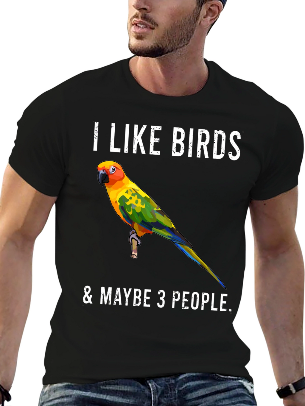 I Like Birds & Maybe 3 People T-Shirt
