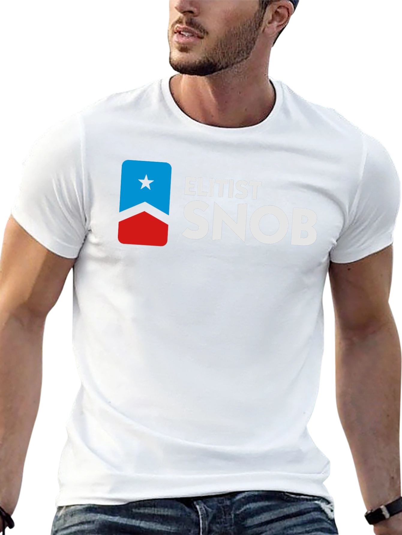 Elitist Snob Graphic Tee - Black