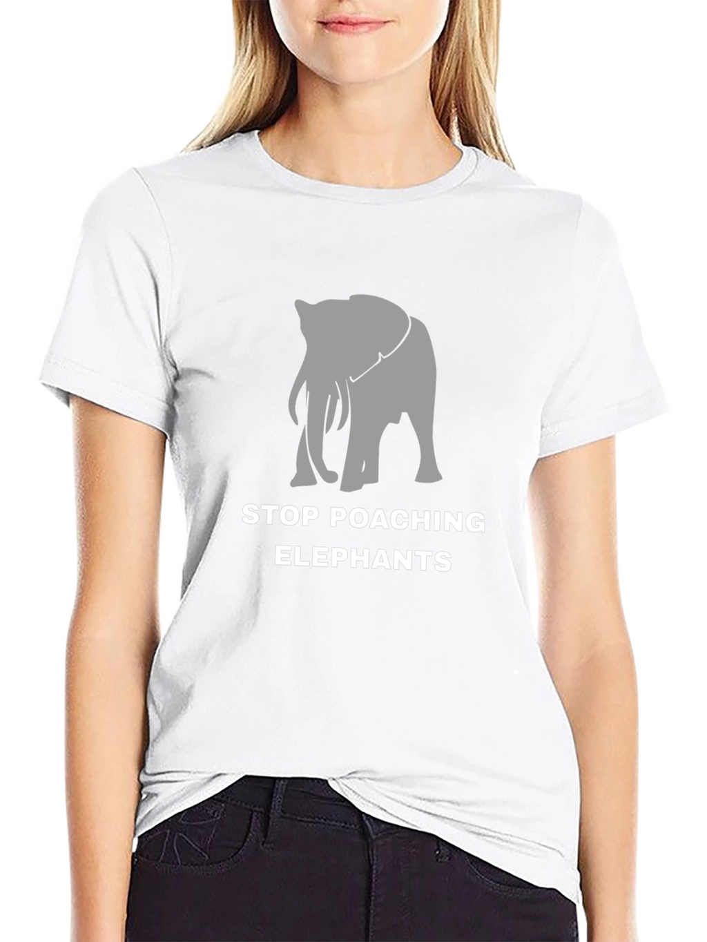 Stop Poaching Elephants Graphic Tee