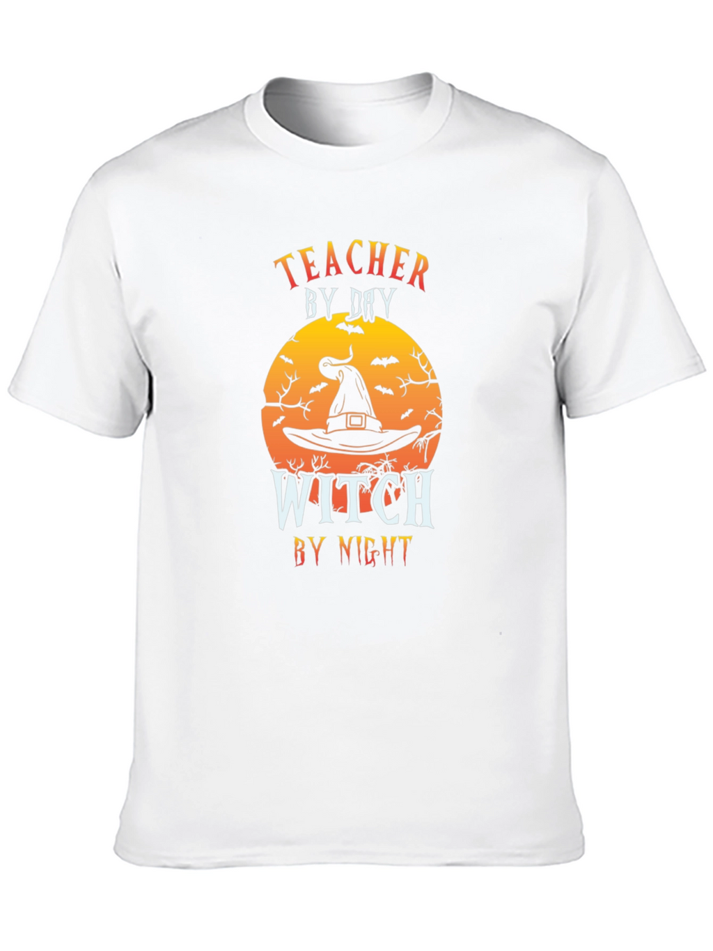 Teacher by Day Witch by Night Halloween T-Shirt