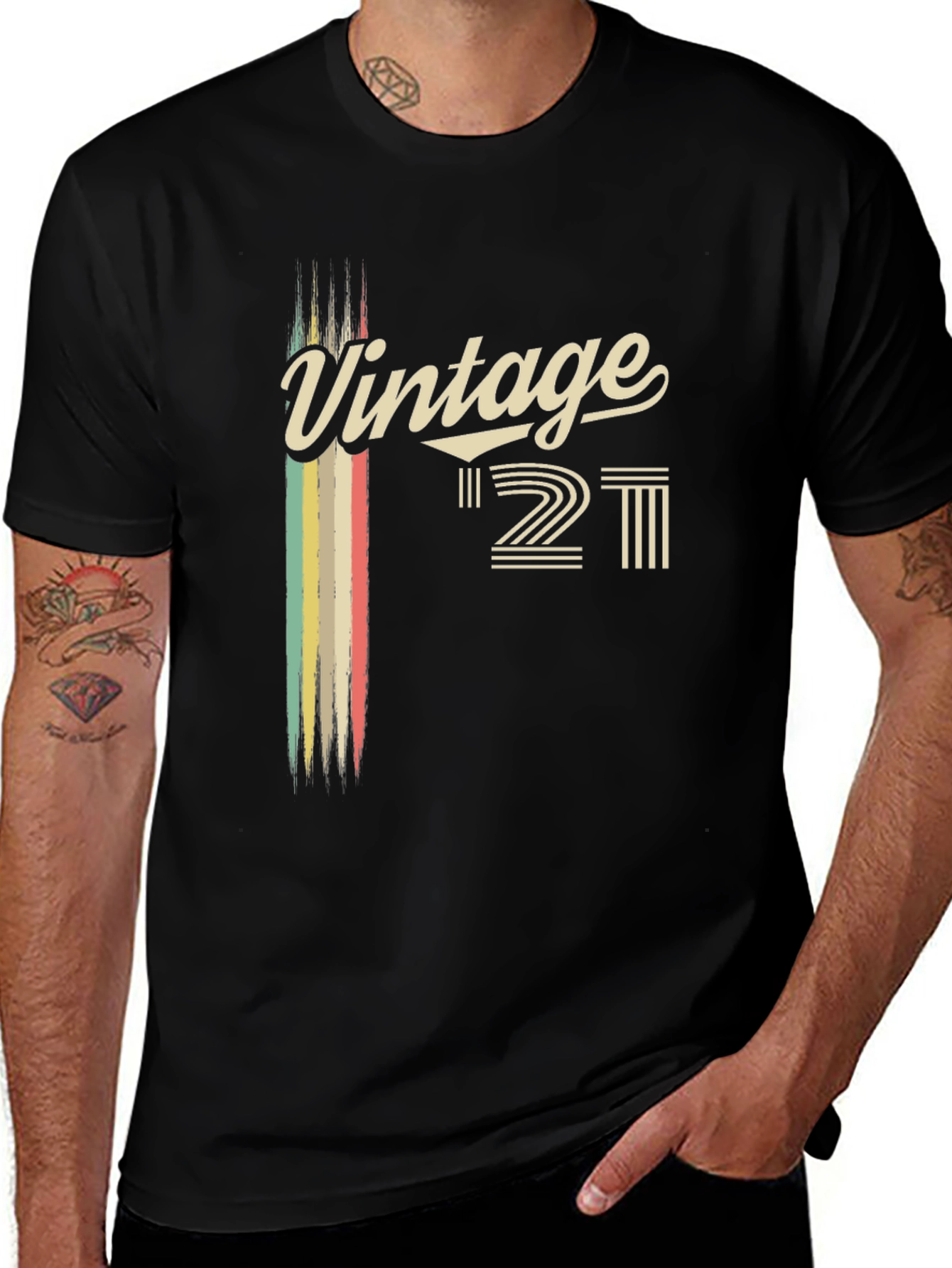 Vintage 21st Birthday Graphic Tee