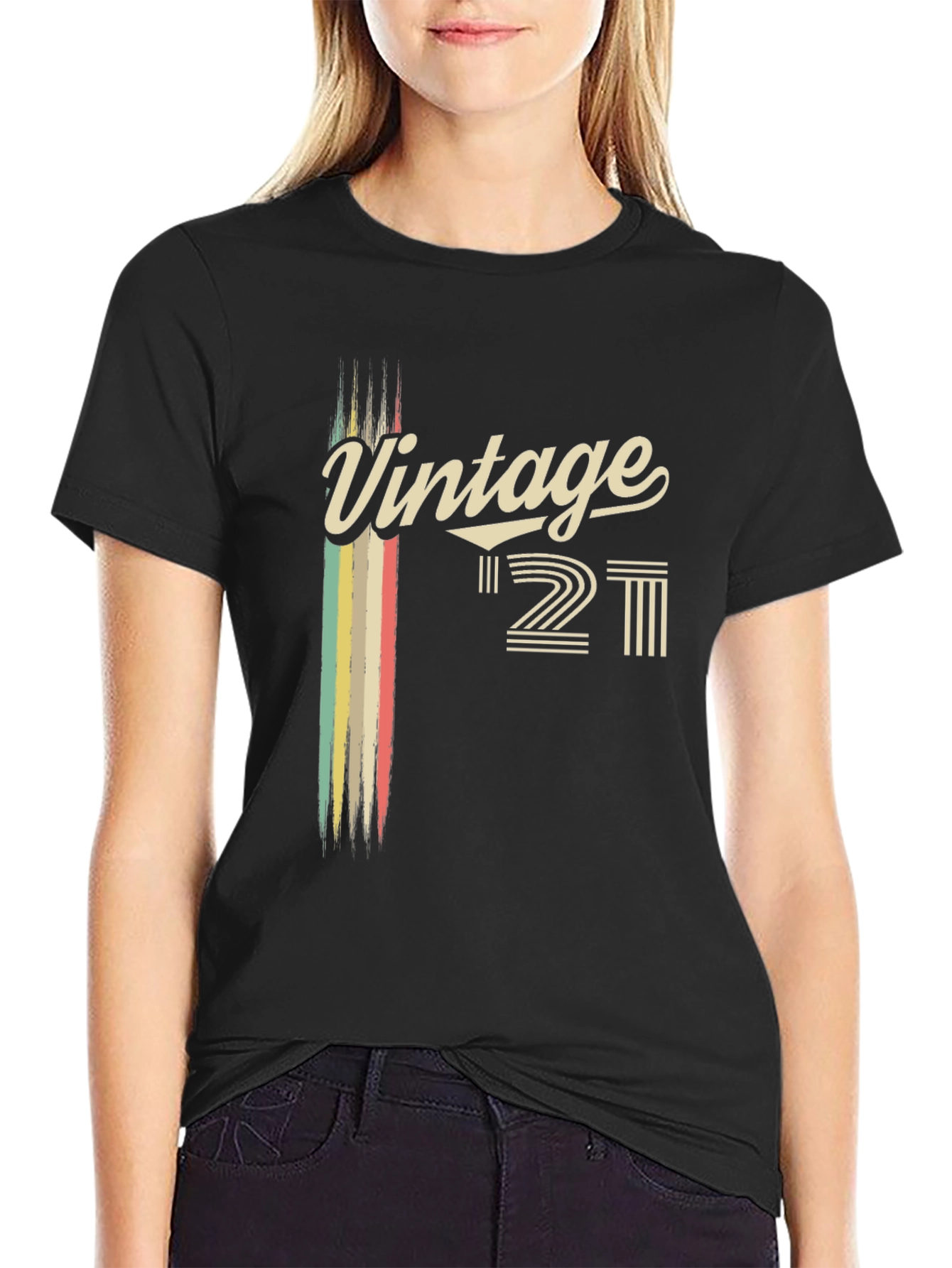 Vintage 21st Birthday Graphic Tee
