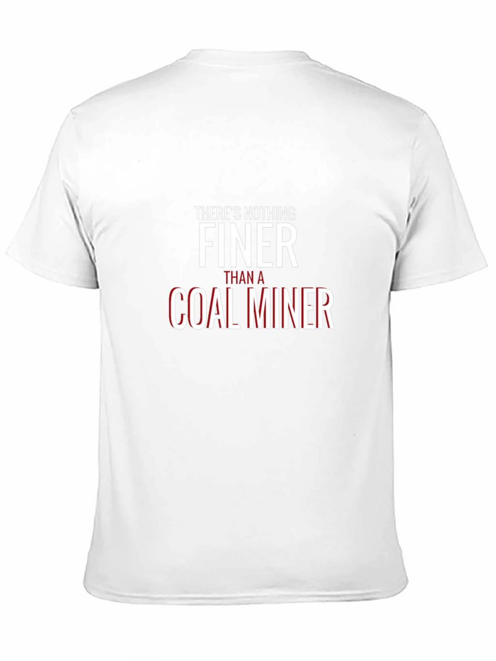 Coal Miner T-Shirt - Black Crew Neck Tee