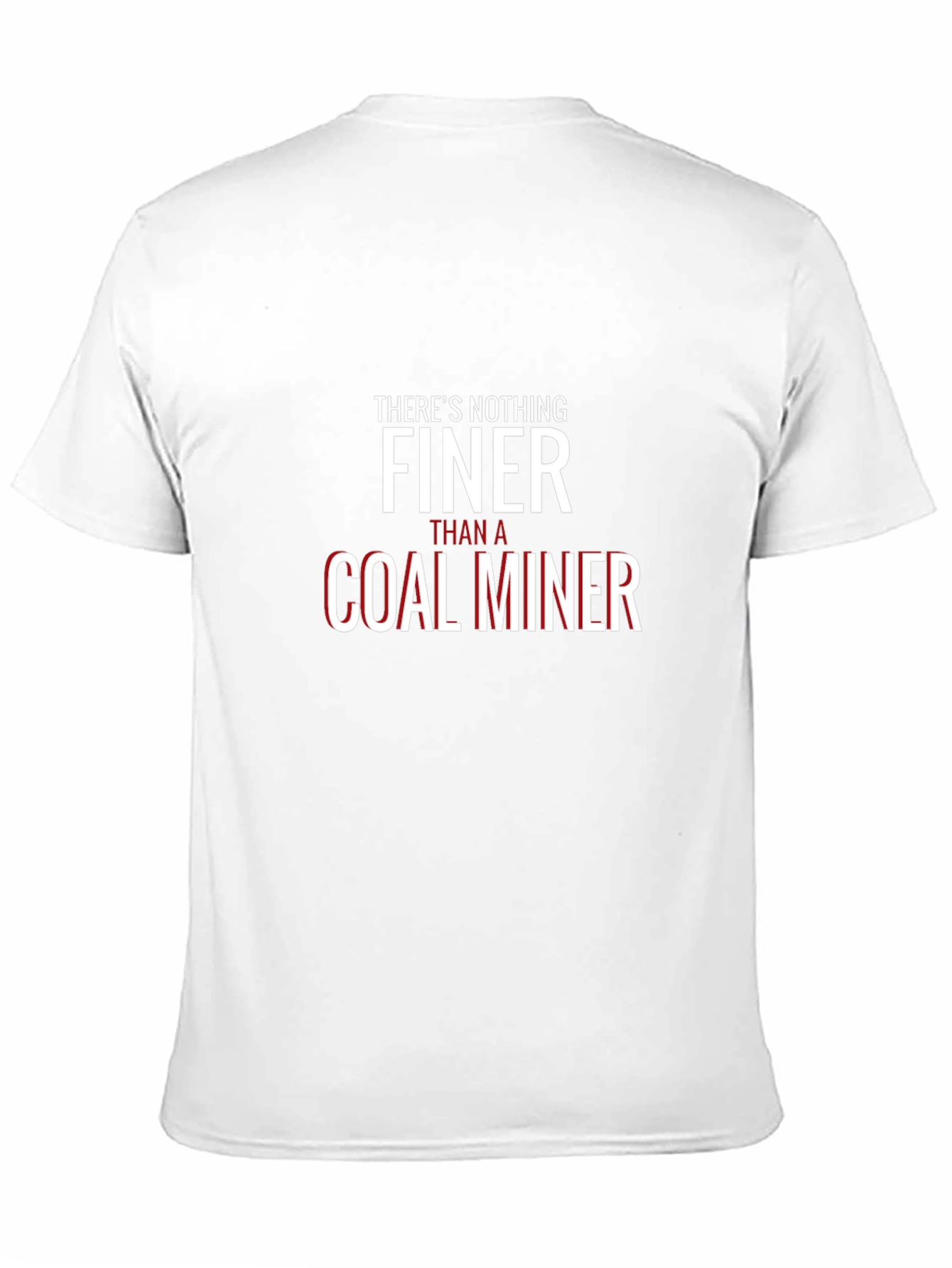 Coal Miner T-Shirt - Black Crew Neck Tee