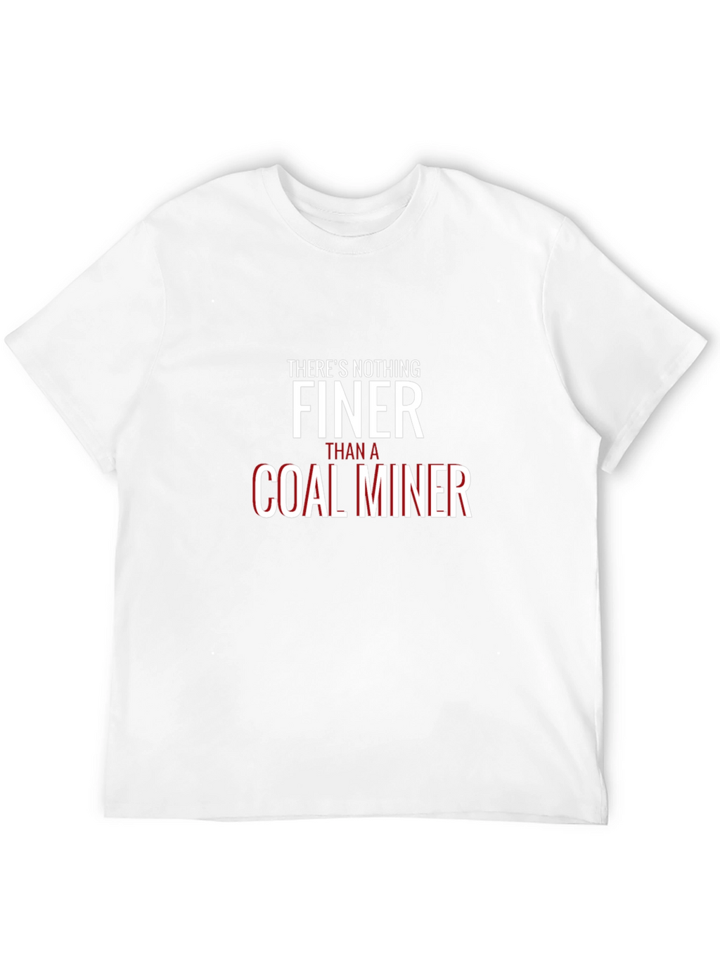 Coal Miner T-Shirt - Black Crew Neck Tee
