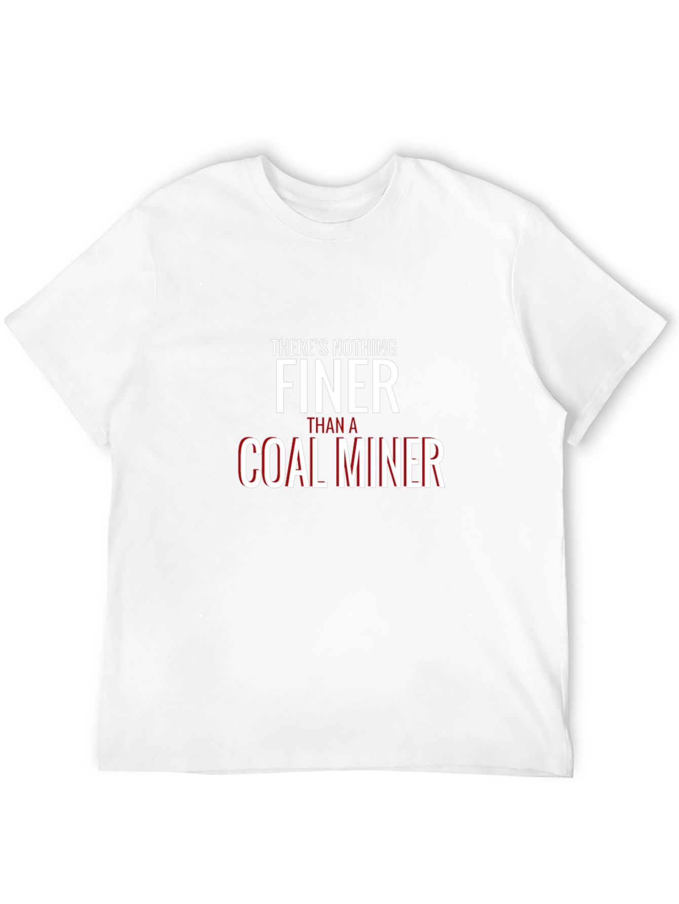 Coal Miner T-Shirt - Black Crew Neck Tee