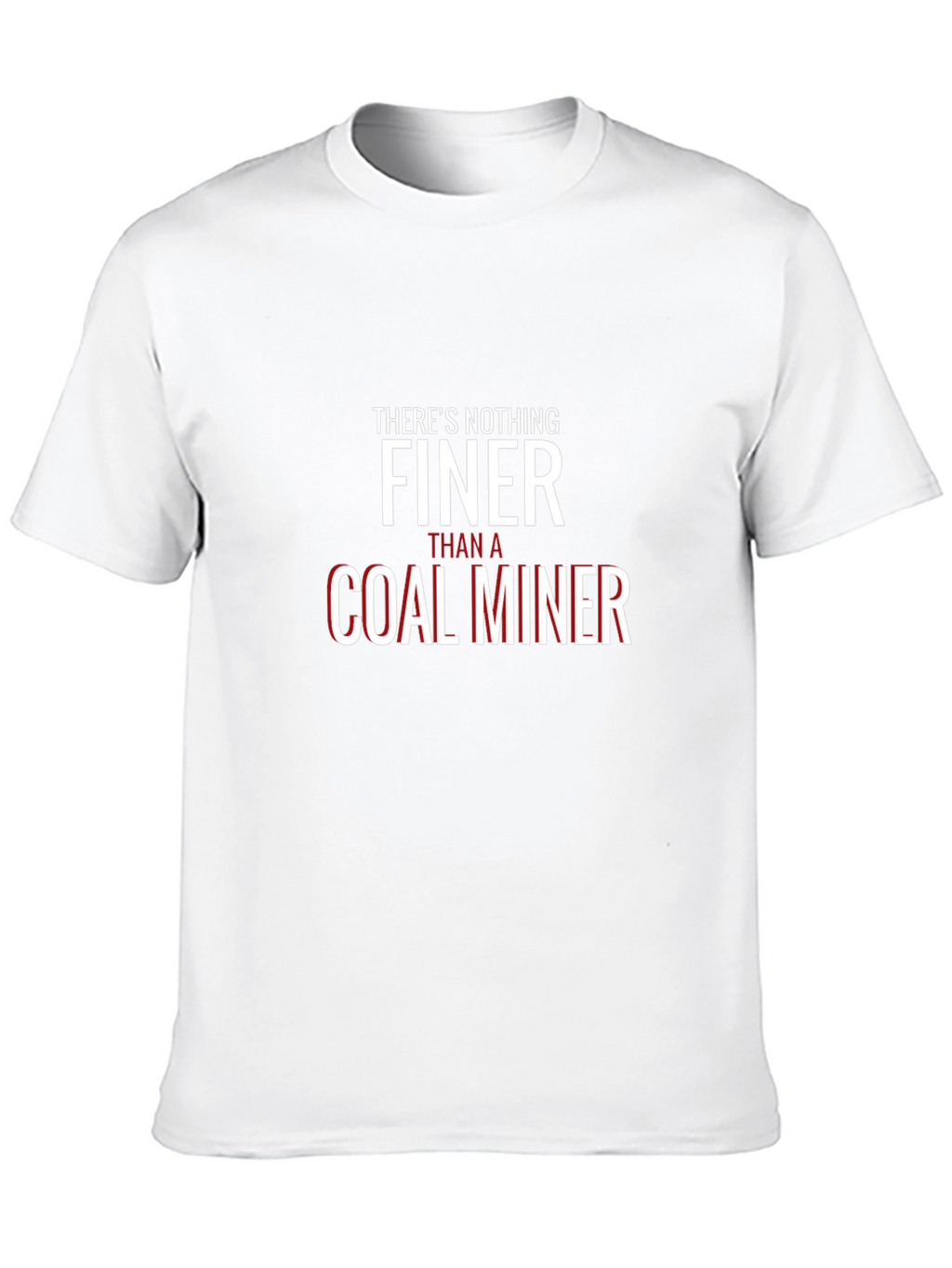 Coal Miner T-Shirt - Black Crew Neck Tee