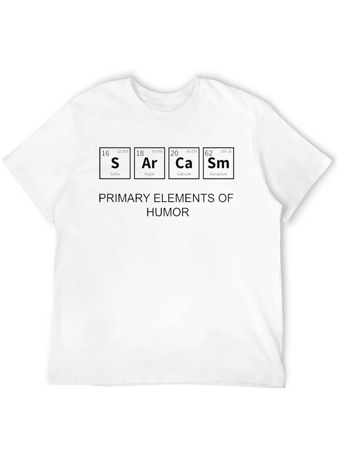Sarcasm Elements of Humor Graphic T-Shirt