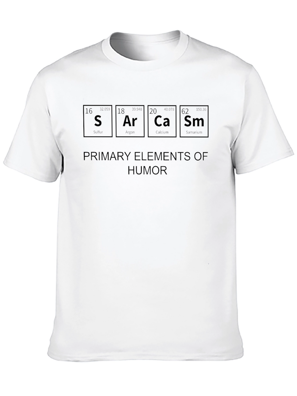 Sarcasm Elements of Humor Graphic T-Shirt