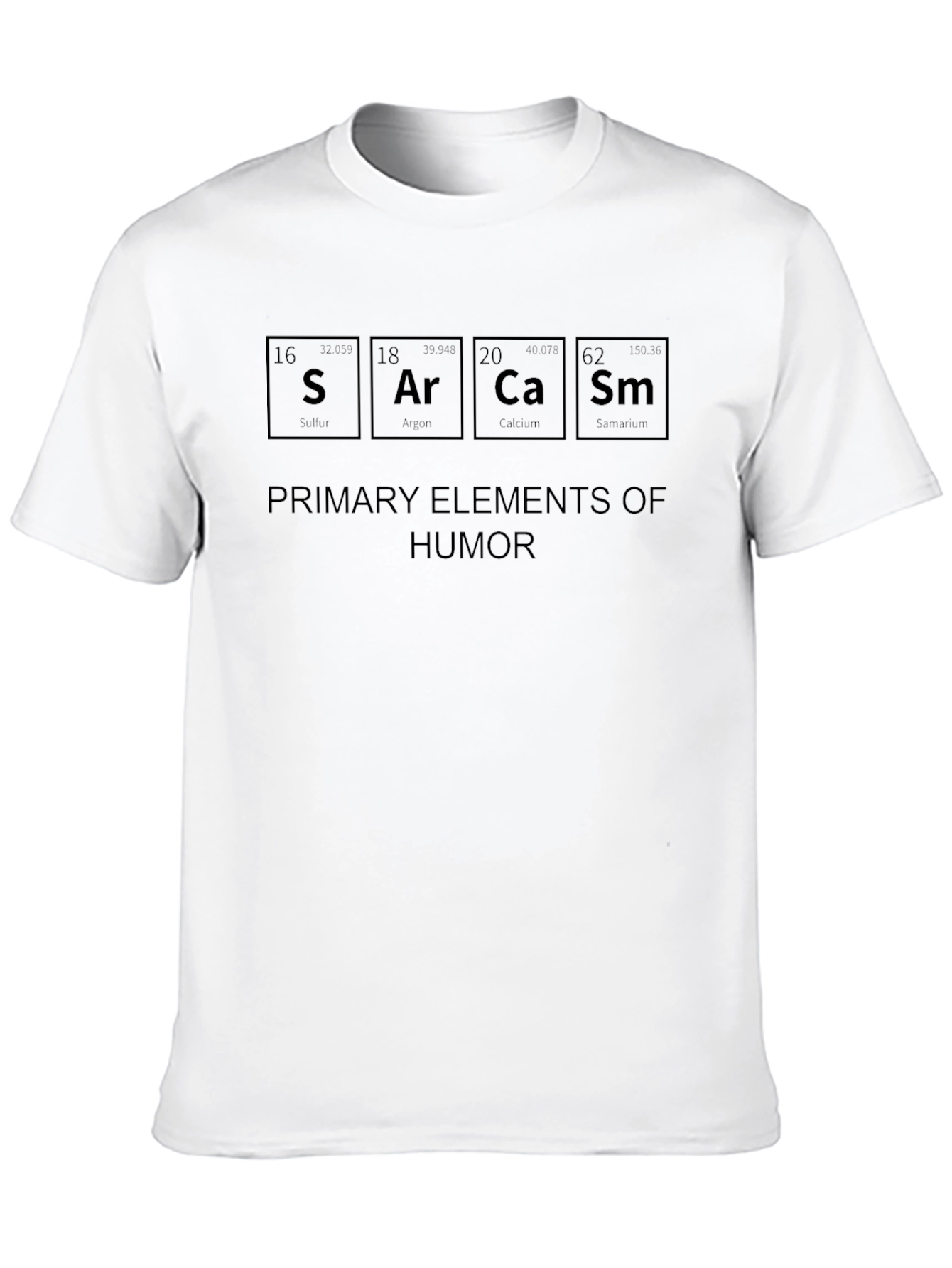 Sarcasm Elements of Humor Graphic T-Shirt
