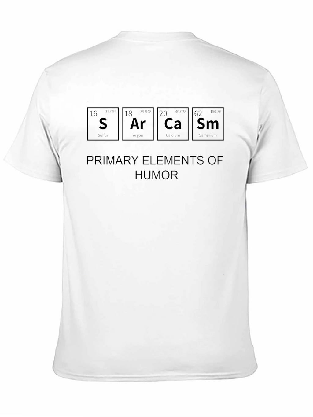 Sarcasm Elements of Humor Graphic T-Shirt
