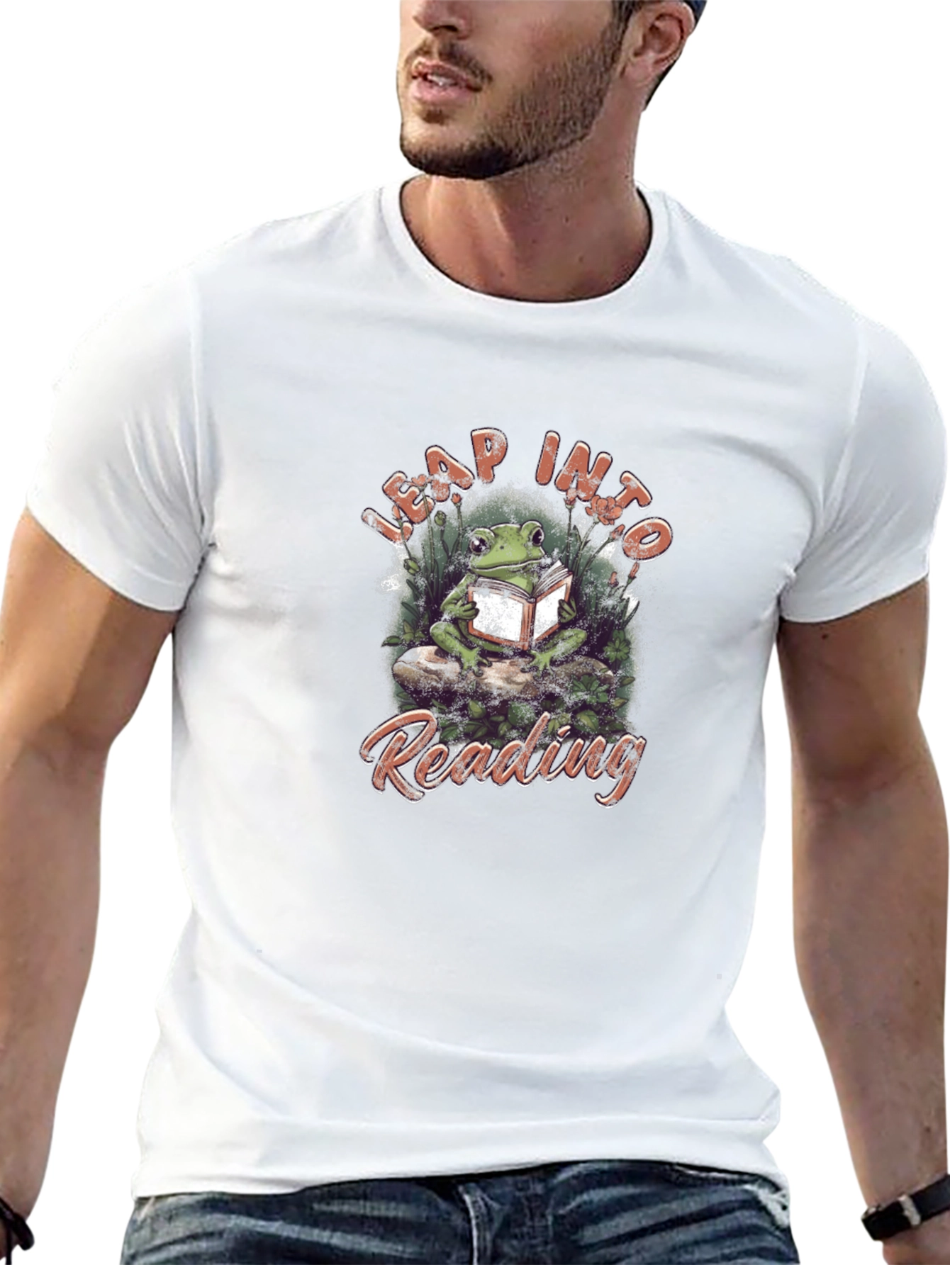 Leap into Reading Frog Graphic T-Shirt