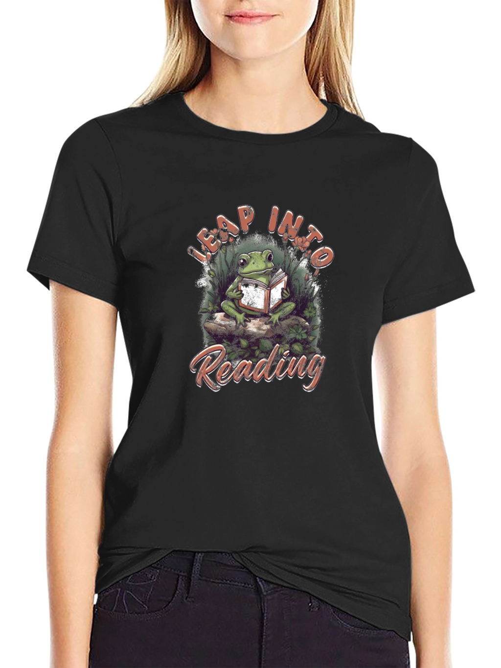 Leap into Reading Frog Graphic T-Shirt