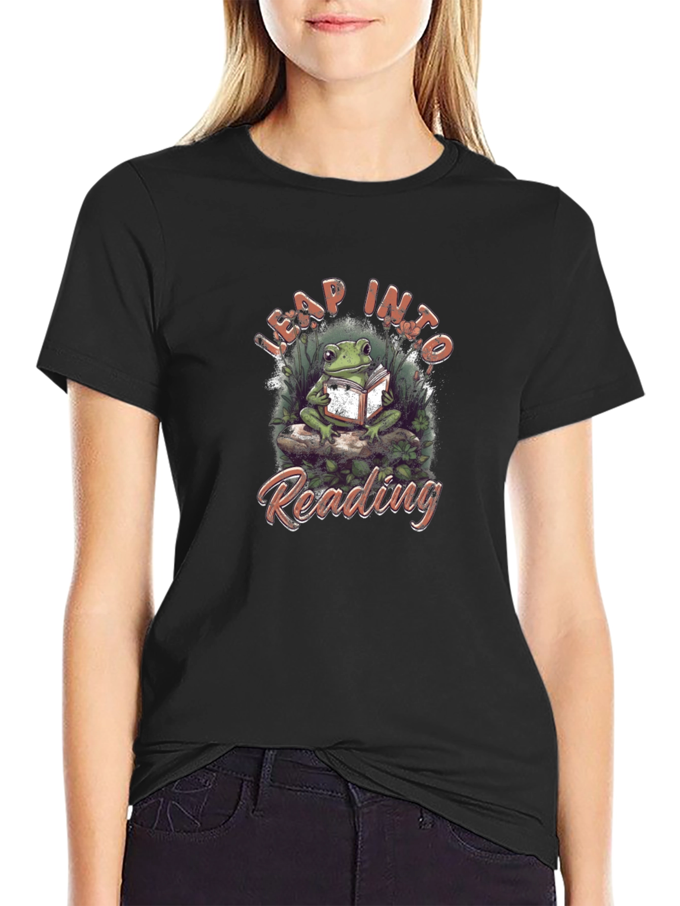Leap into Reading Frog Graphic T-Shirt