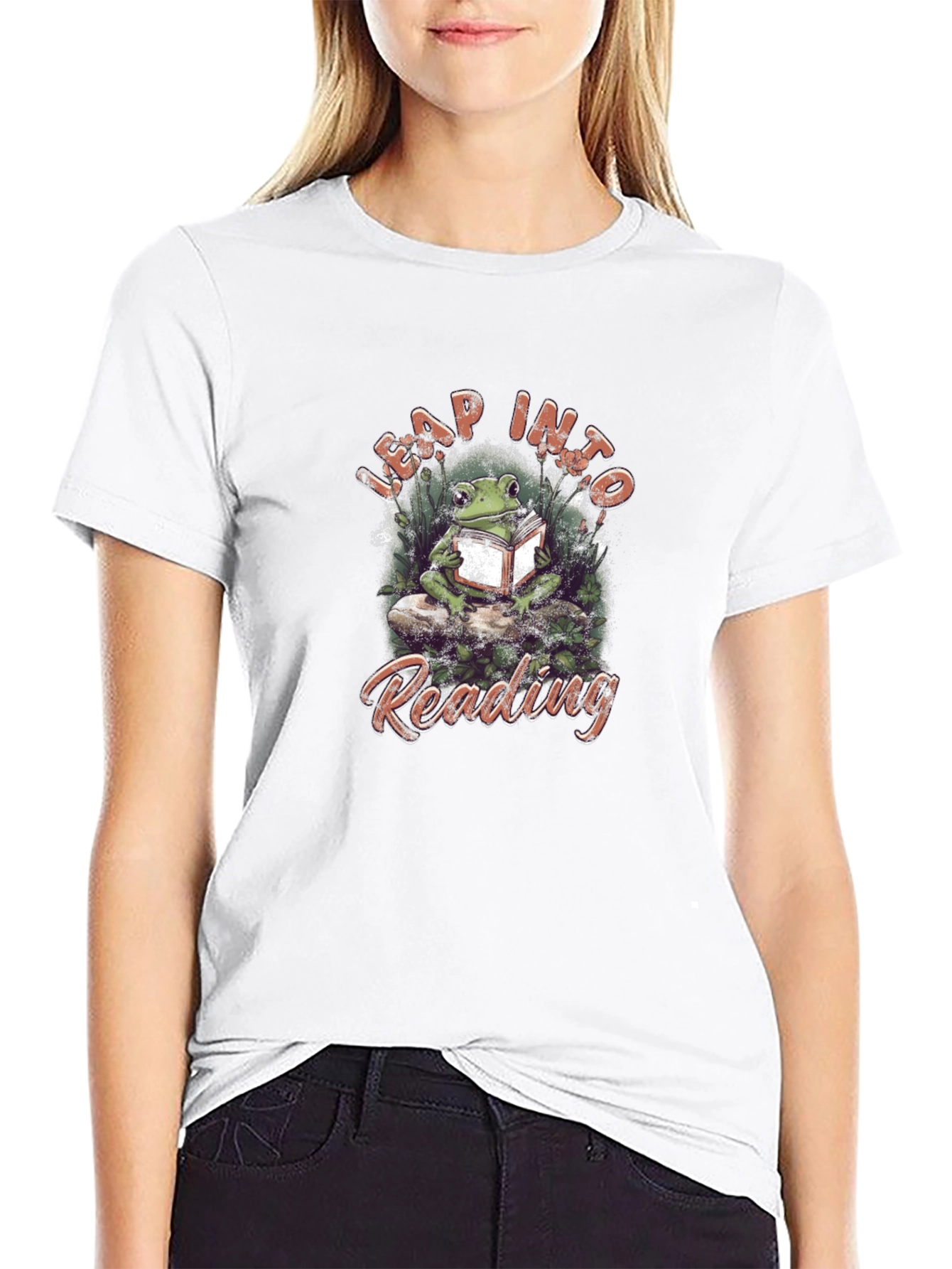 Leap into Reading Frog Graphic T-Shirt