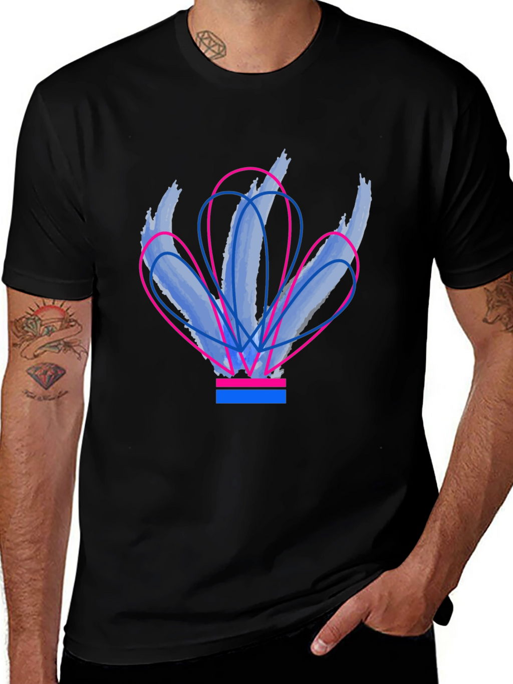 Abstract Bi Pride T-Shirt