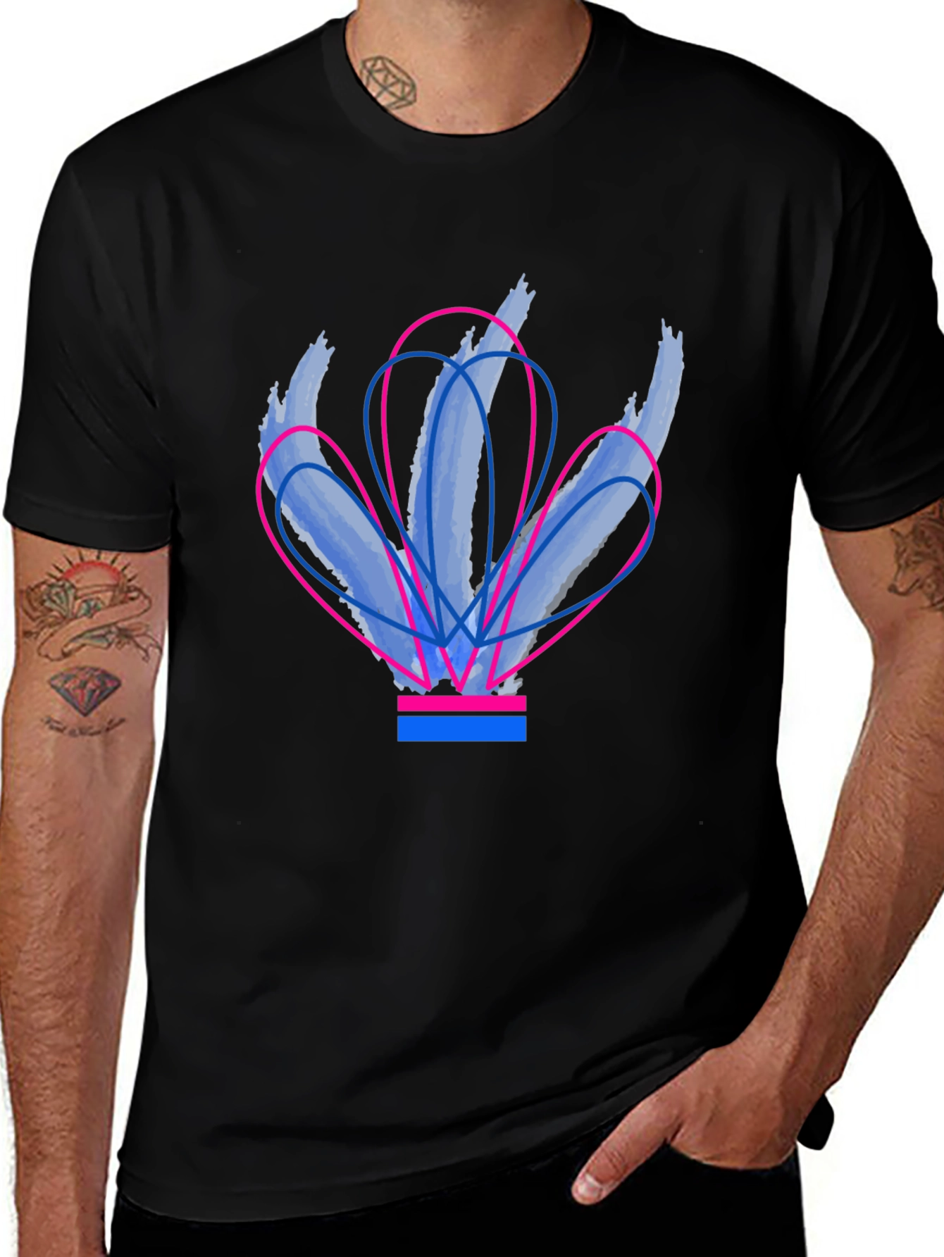 Abstract Bi Pride T-Shirt