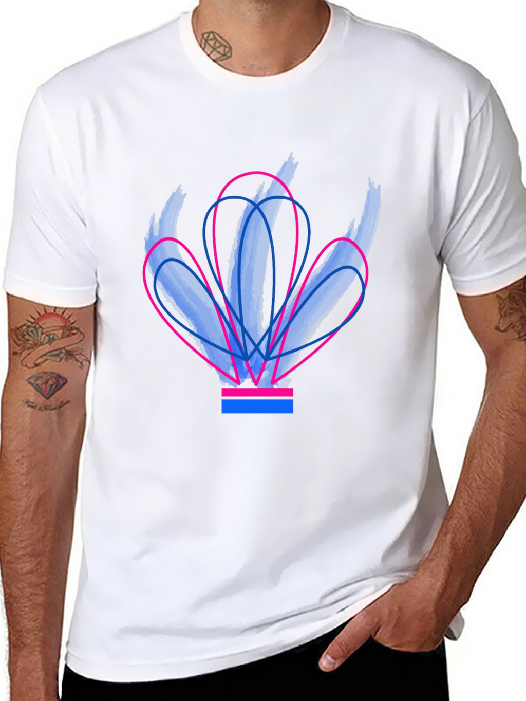 Abstract Bi Pride T-Shirt