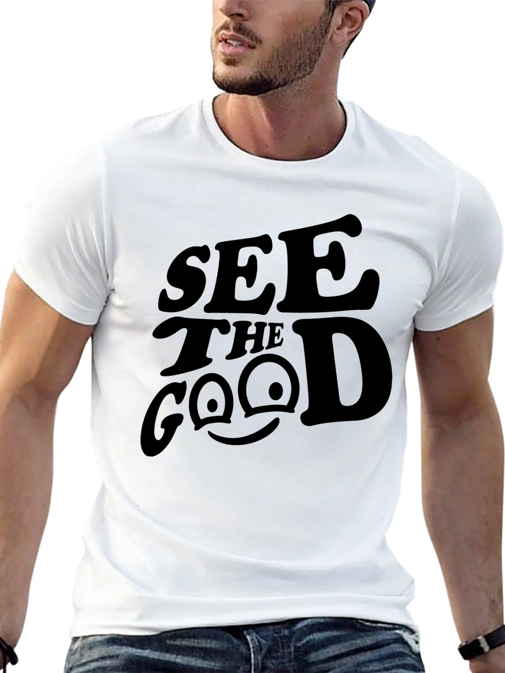 See The Good Graphic T-Shirt - Positive Vibes Tee