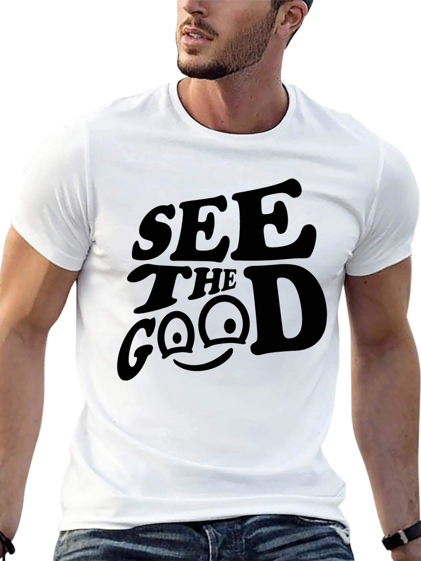 See The Good Graphic T-Shirt - Positive Vibes Tee