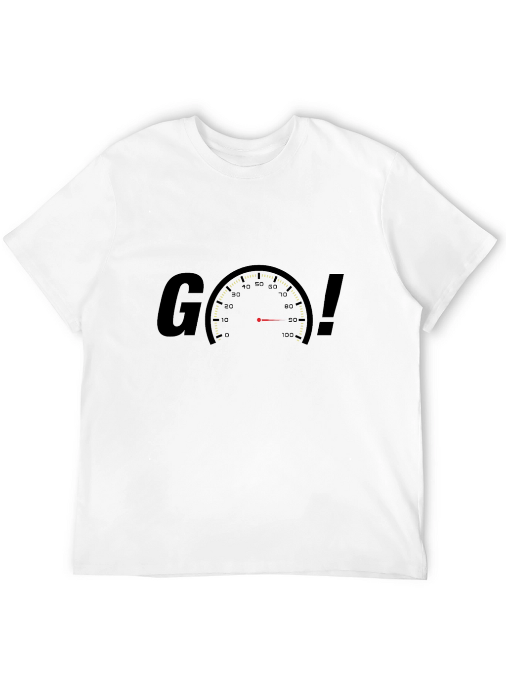 Go! Speedometer Graphic Black T-Shirt