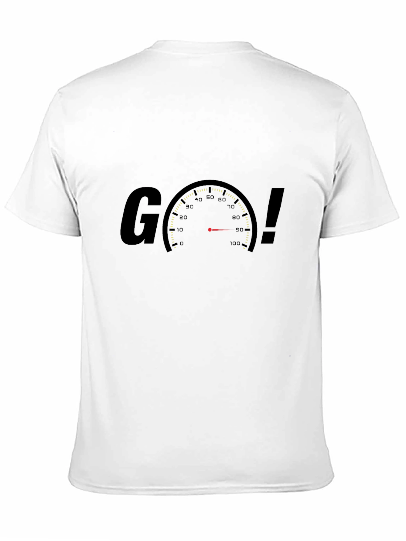 Go! Speedometer Graphic Black T-Shirt