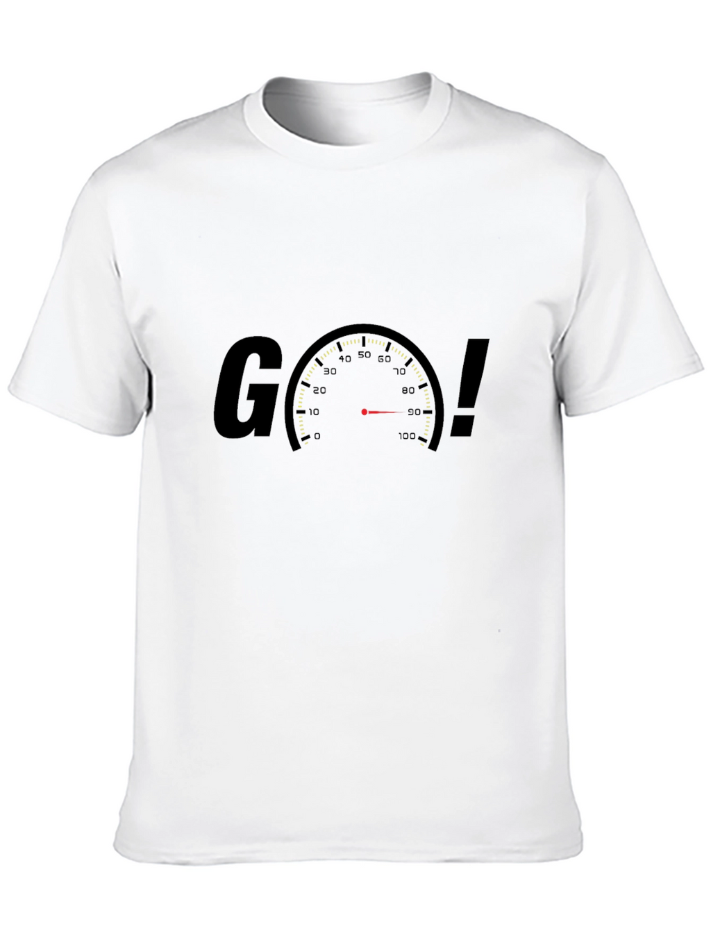 Go! Speedometer Graphic Black T-Shirt