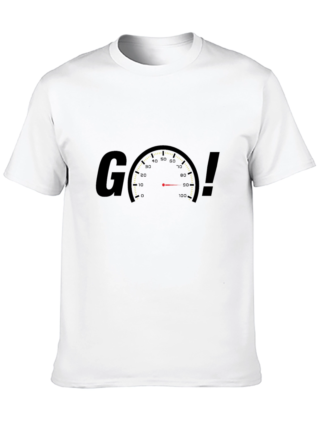 Go! Speedometer Graphic Black T-Shirt