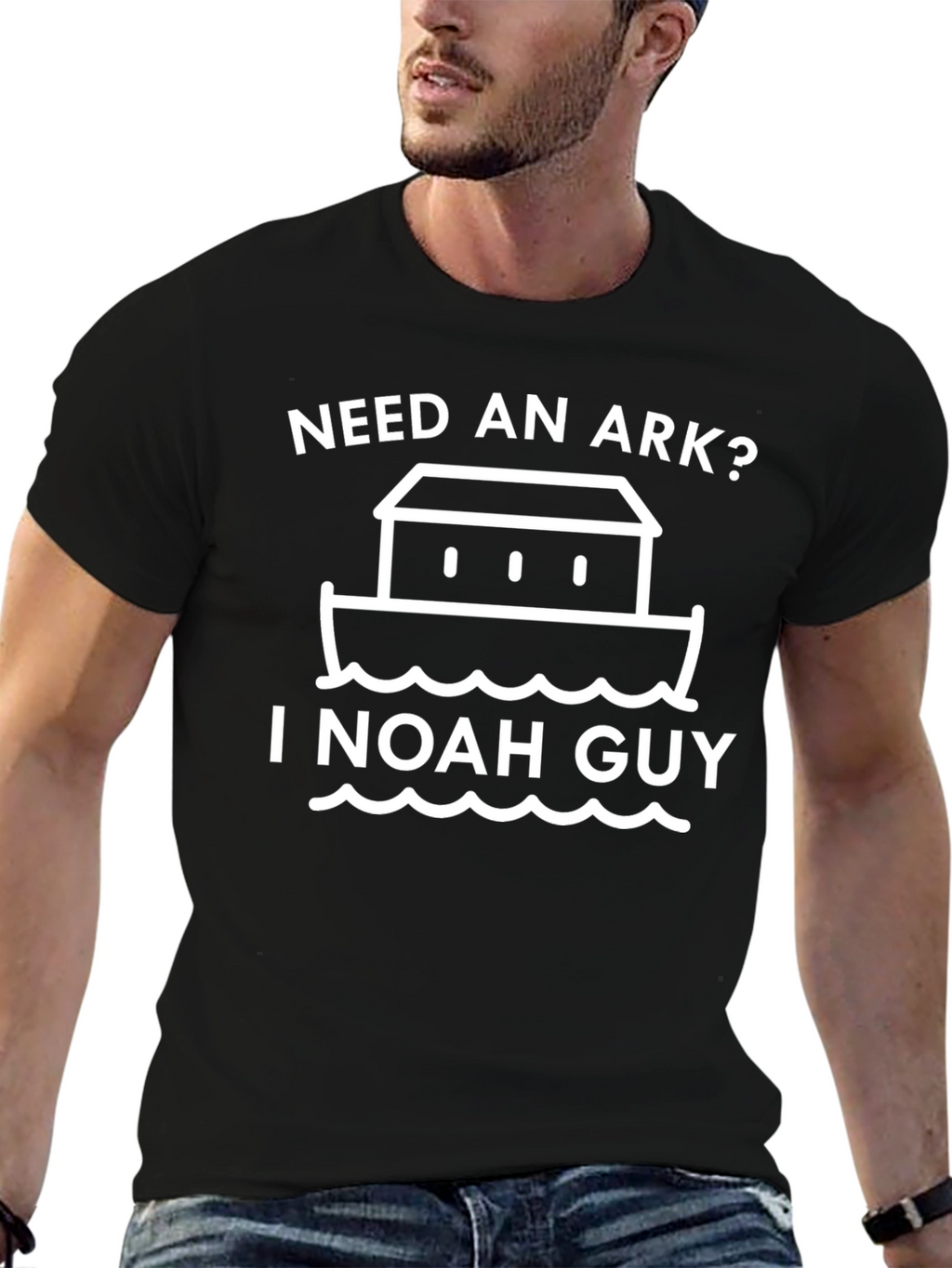 Need An Ark? I Noah Guy Funny Graphic T-Shirt