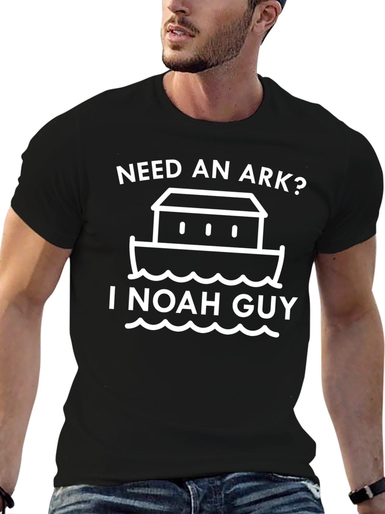 Need An Ark? I Noah Guy Funny Graphic T-Shirt