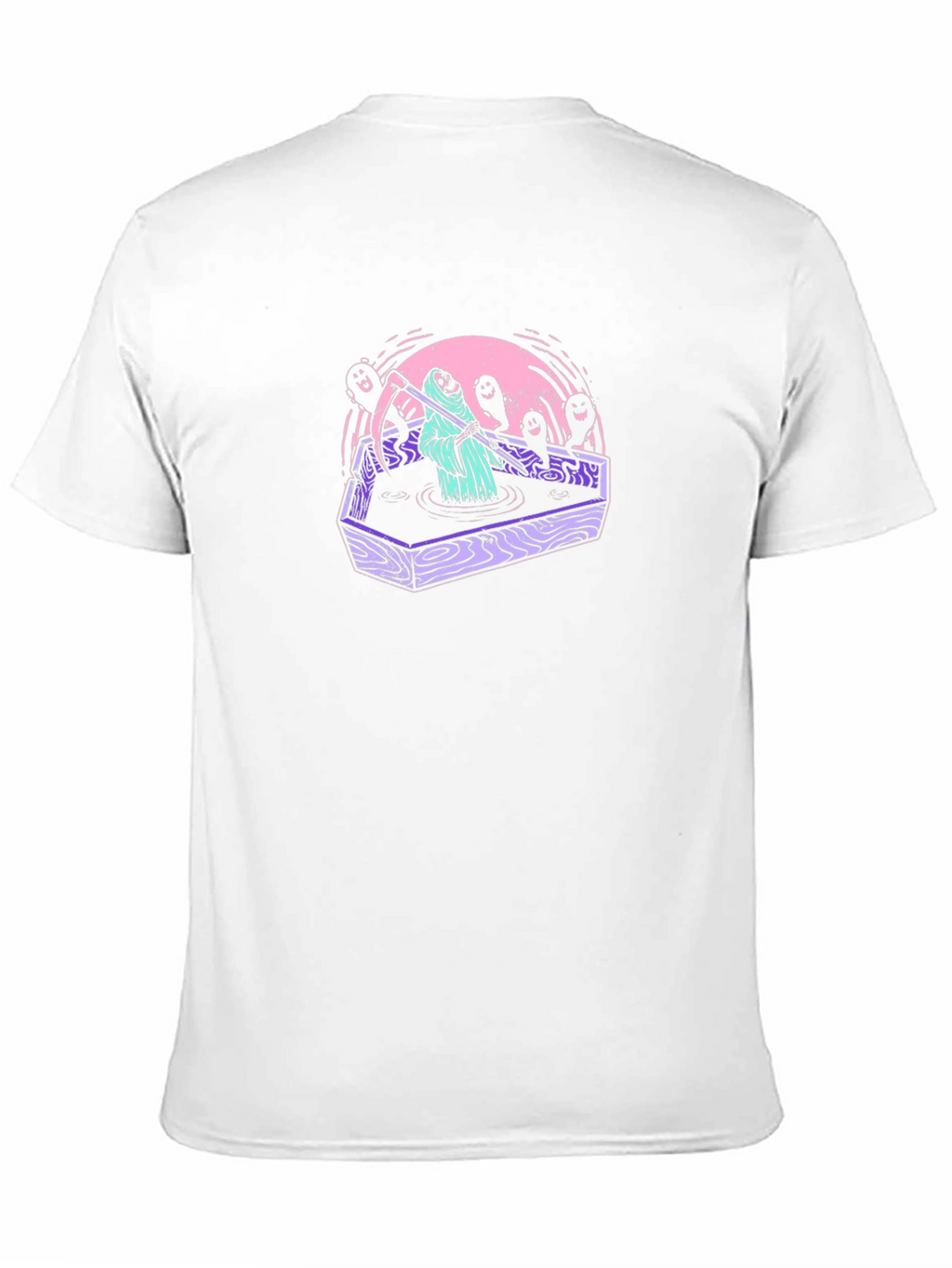 Grim Reaper Coffin Tee - Spooky Style