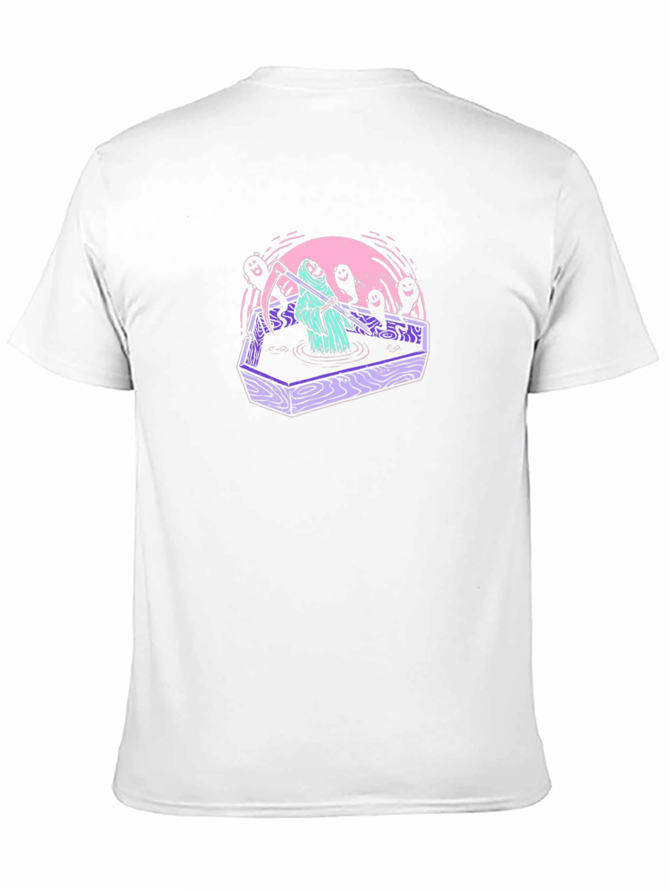 Grim Reaper Coffin Tee - Spooky Style